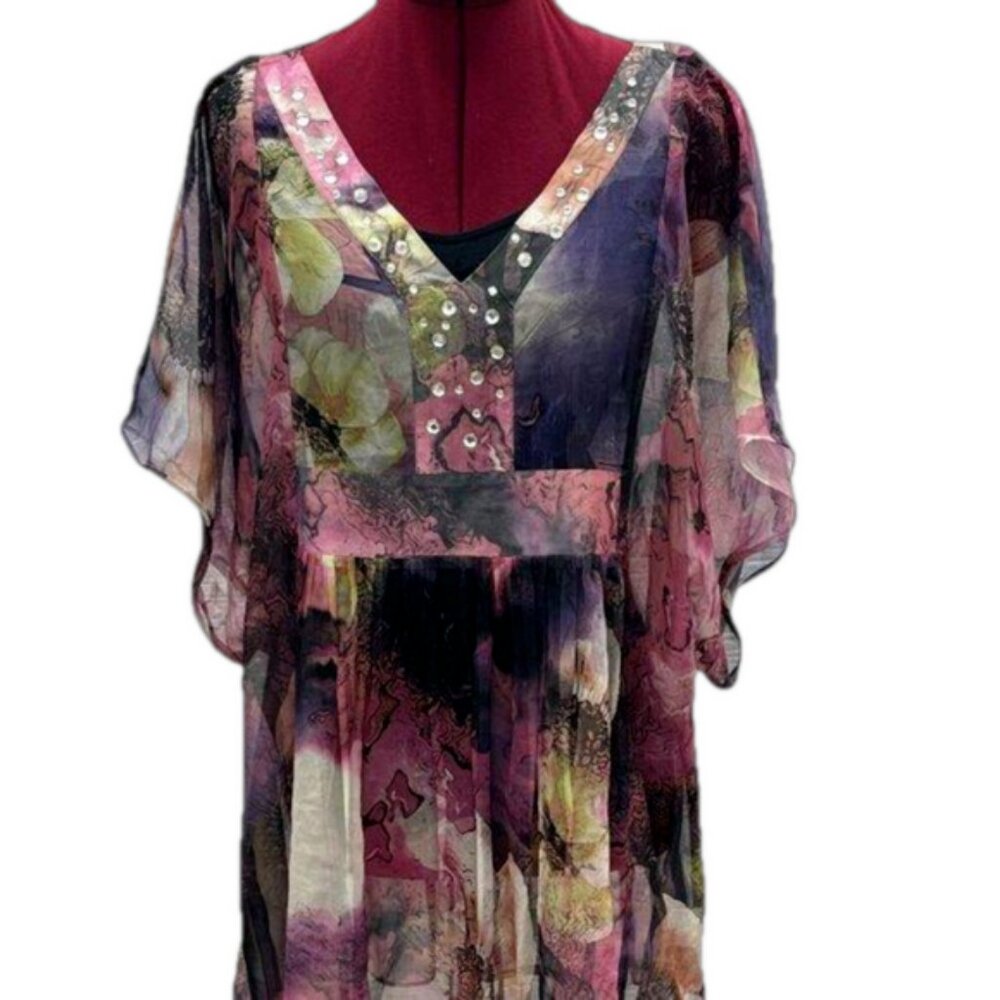 Julian Love Fairy Dress Beach Cover Sheer Mermaidcore